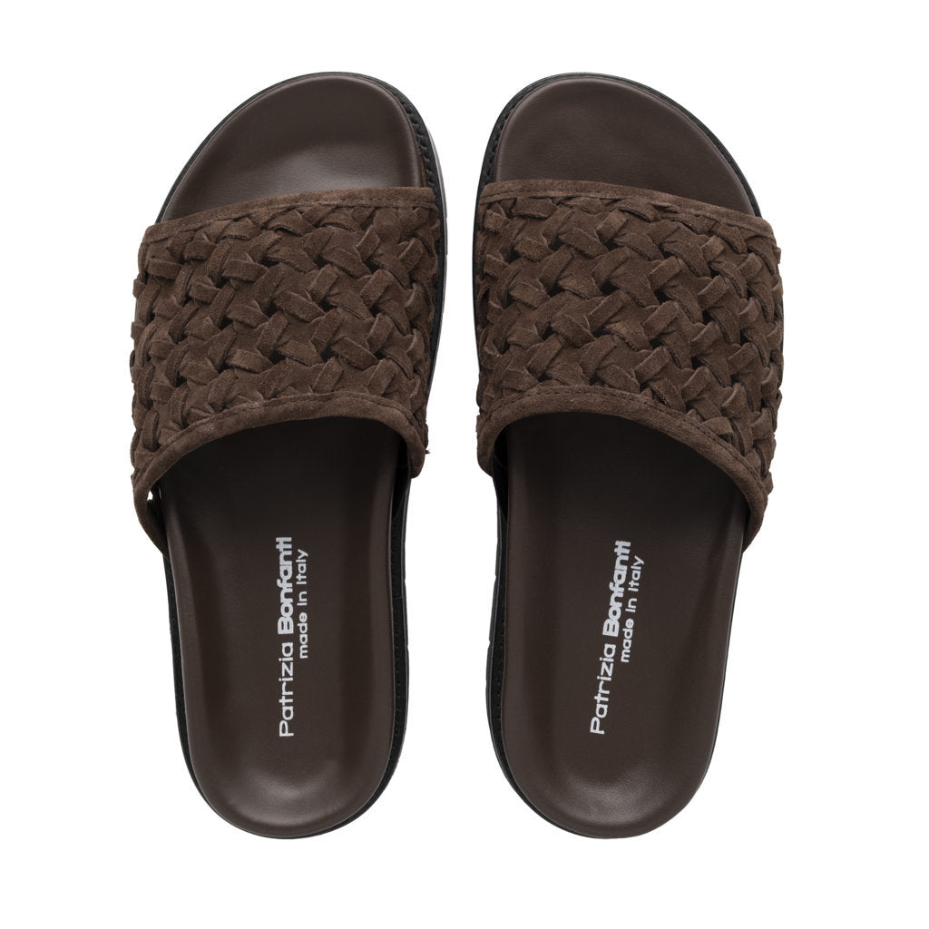 BRIANNA WOV SUEDE CHOCO