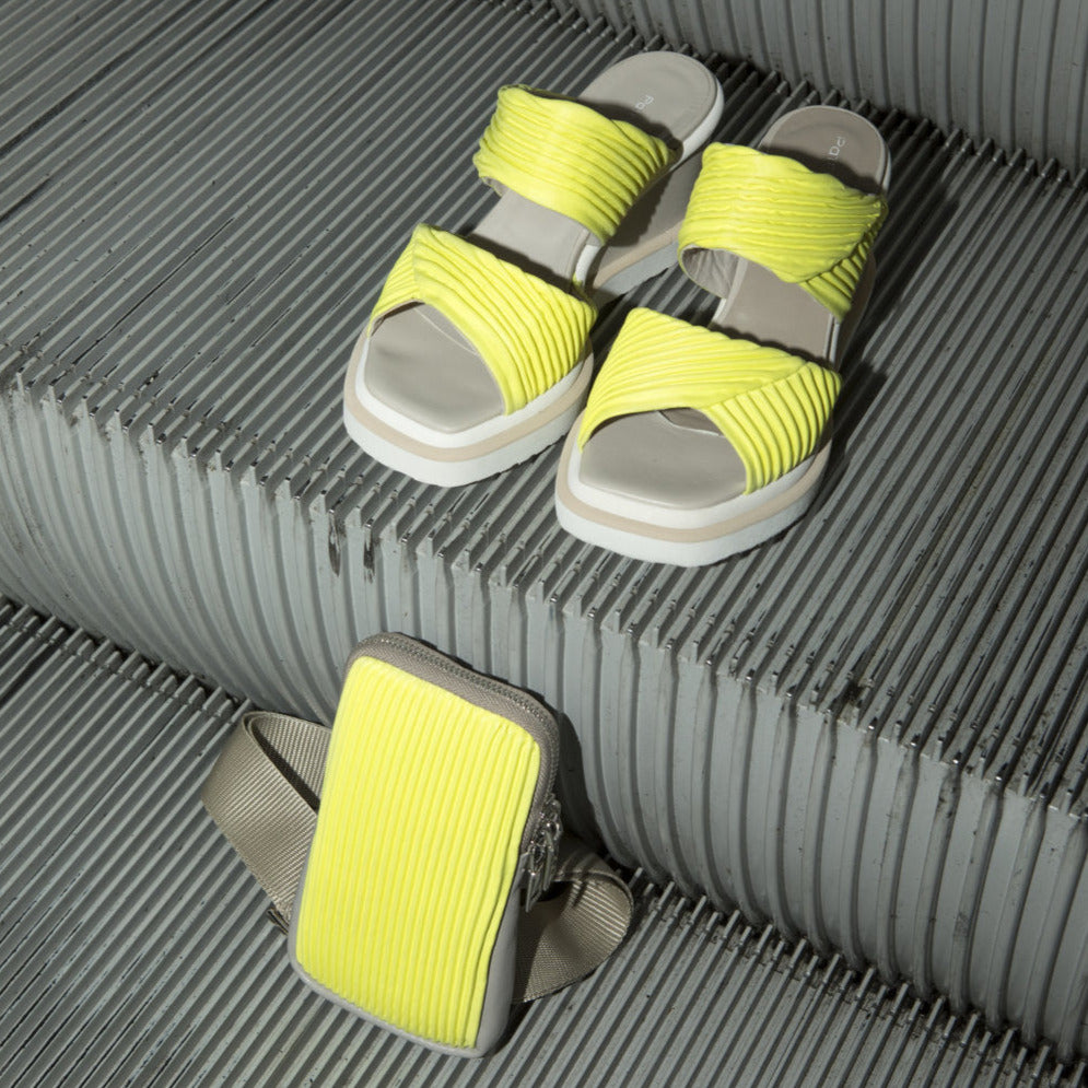 JULIA PLISSE YELLOW