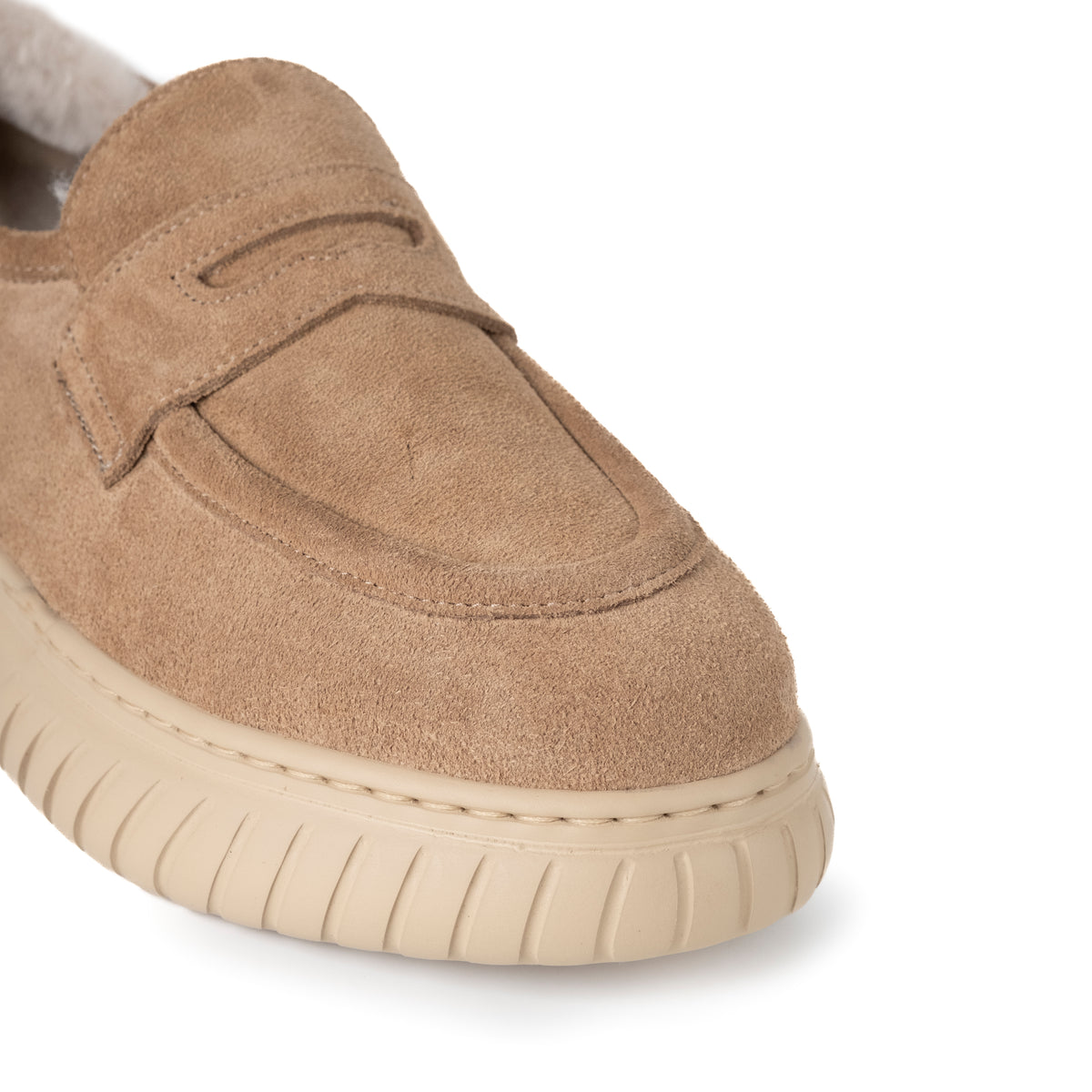 MOKA FUR SUEDE NATURAL