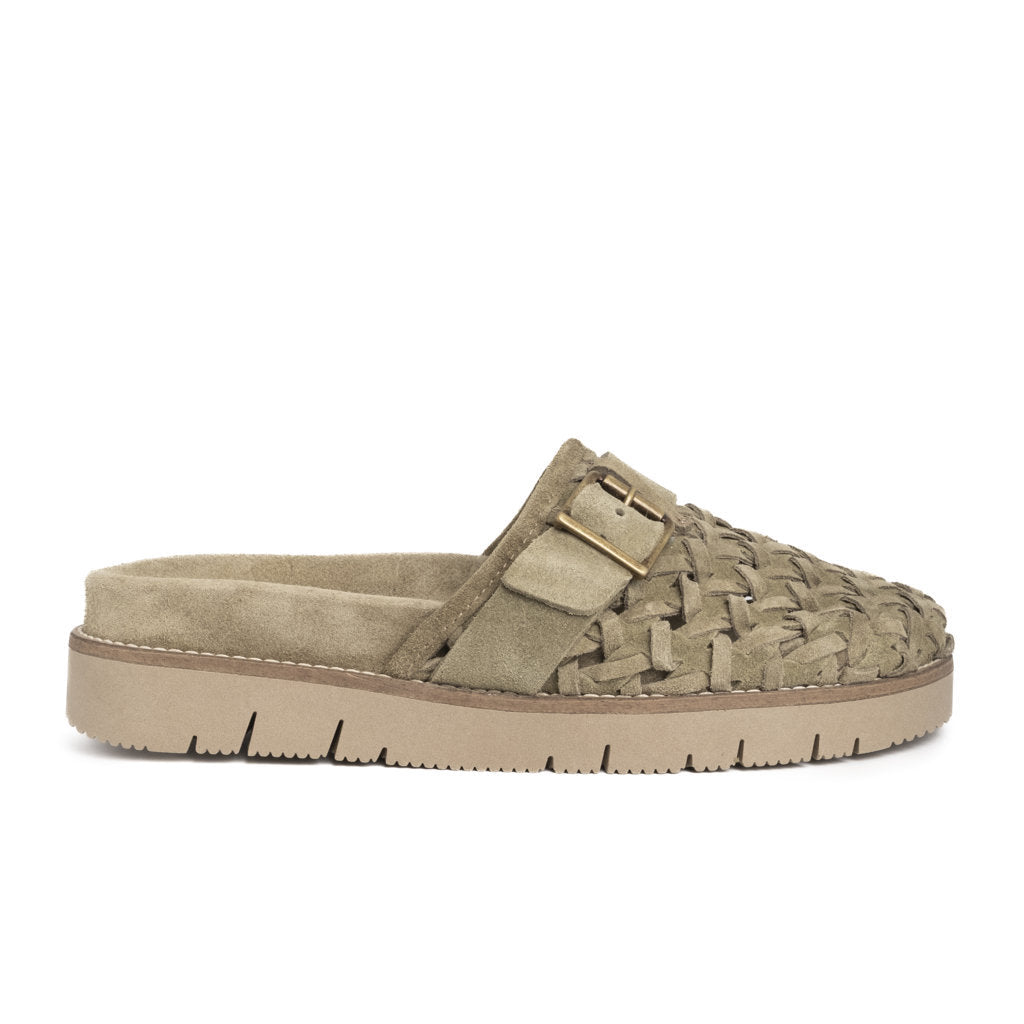 EDRA WOV  SUEDE MILITARY