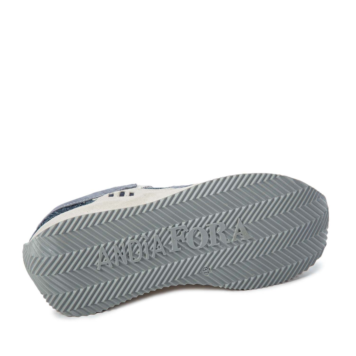 HOTY FLOWERS in camoscio blu CR